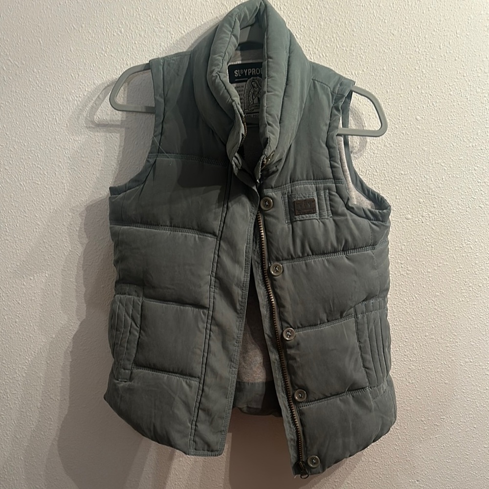 Sly Product Green Puffer Vest